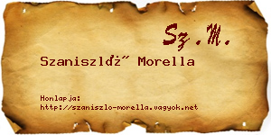 Szaniszló Morella névjegykártya